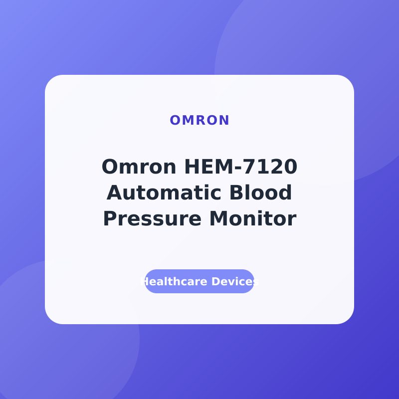 Omron HEM-7120 Automatic Blood Pressure Monitor