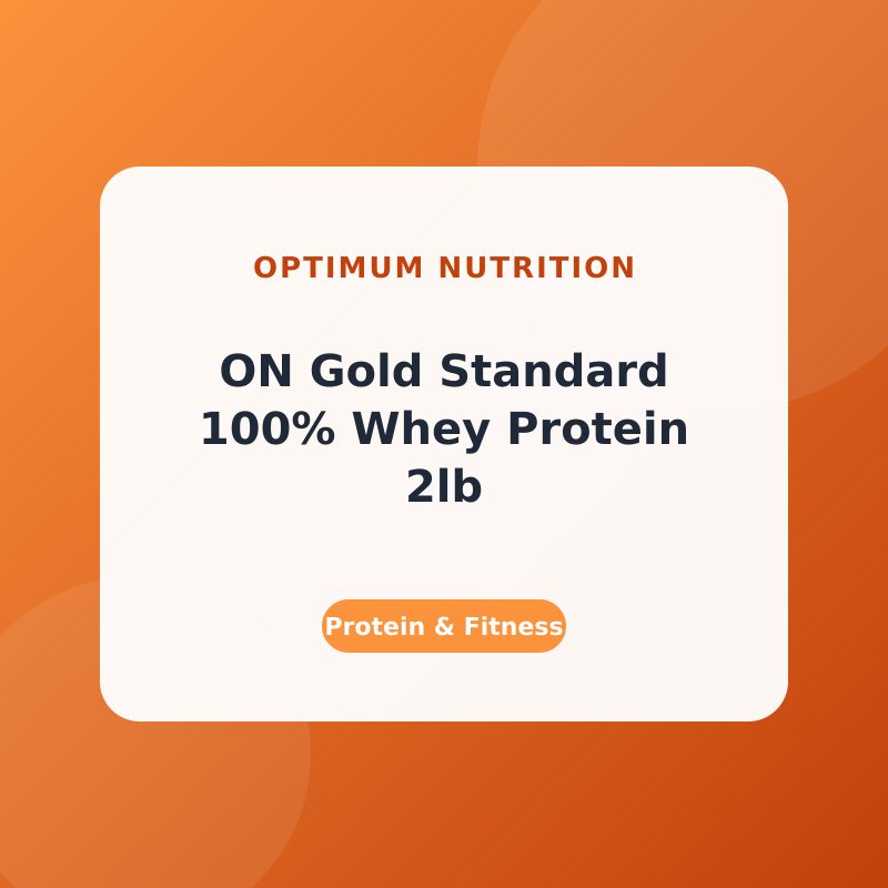 ON Gold Standard 100% Whey Protein 2lb โ Double Chocolate